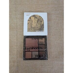 6 Shade Eye Shadow Palette - Browns Nudes and Naturals By Kapeine #01